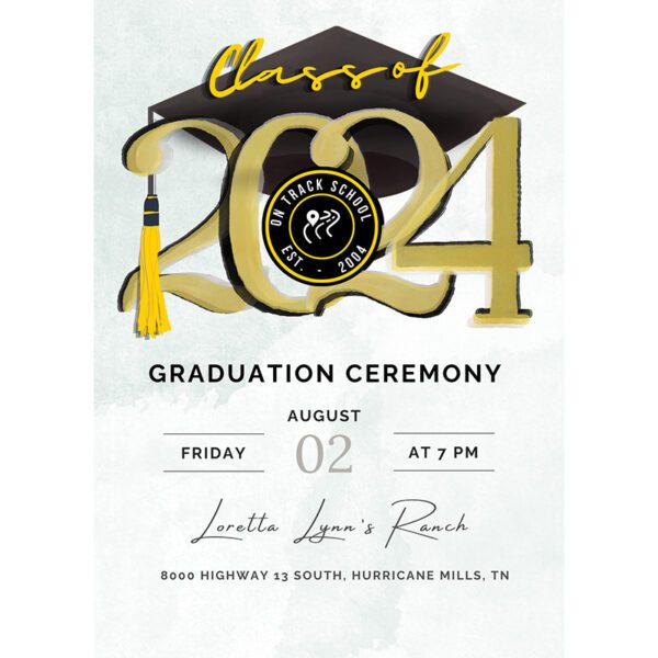 2024 Graduation Invitation